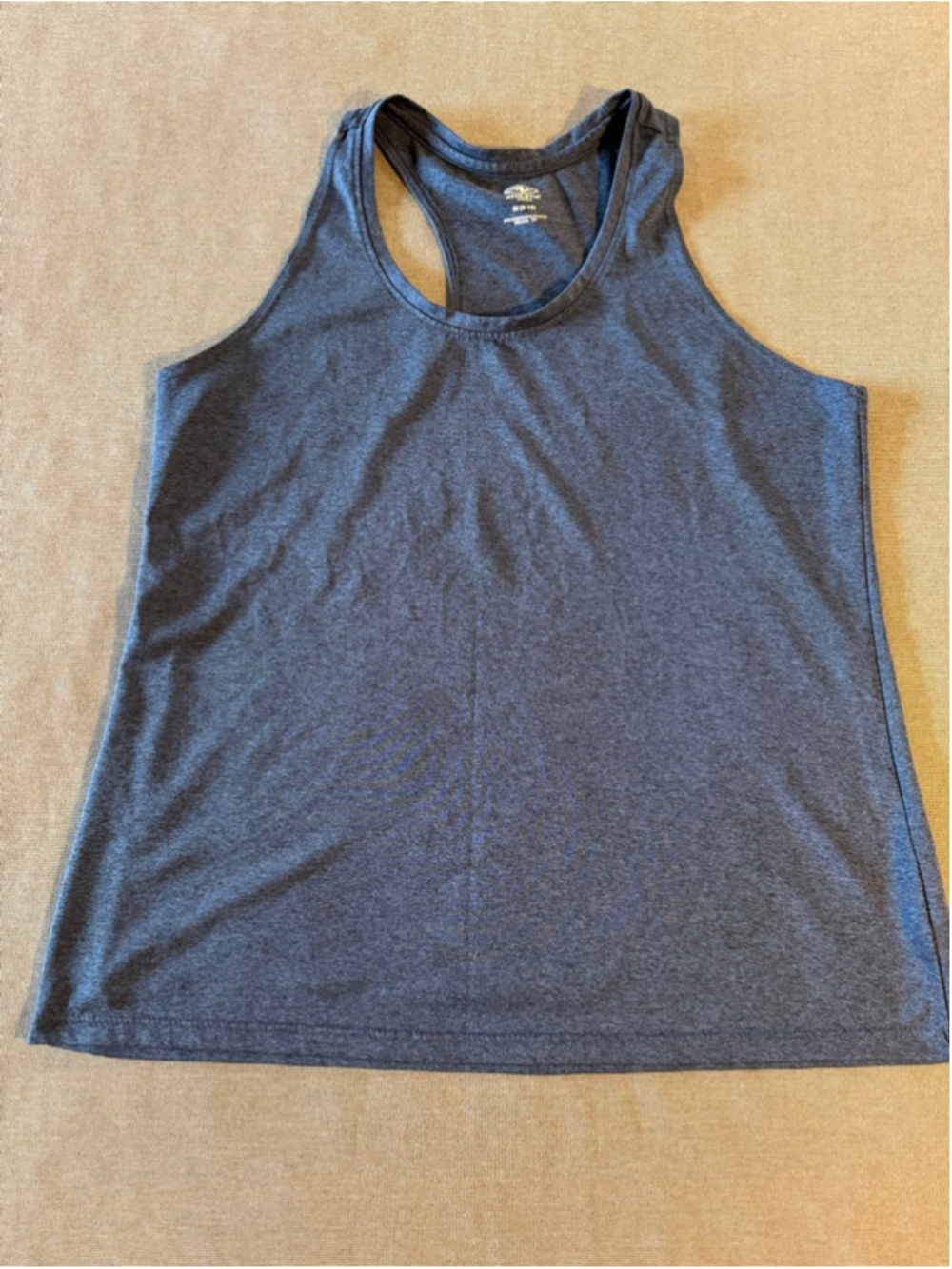 women's athletic racerback tank tops Athletic Works blue and copper size M - Picture 6 of 9